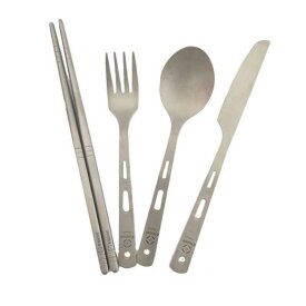 SMORE　Titanium Cutlery Set チタニウム カトラリー セット SMOrsUT001CSaFslv　SMOrsUT001CSaFslv