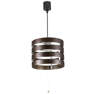 オーム電機 LED照明 ペンダントライト 木枠 2灯 電球別売 LT-Y20CW