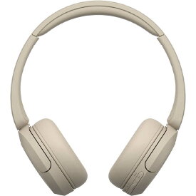 ソニー　SONY　ブルートゥースヘッドホン ベージュ［リモコン・マイク対応 /Bluetooth］　WH-CH520 CZ