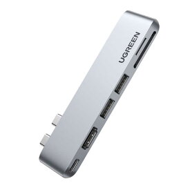 UGREEN　USB Cハブ MacBook Pro Air専用 6in2 Gary ［USB3.0対応］　80856