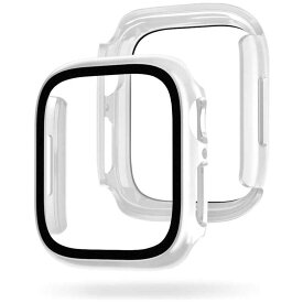 ROA　ガラスフィルム一体型ケース for Apple Watch 41mm クリア EGARDEN(エガーデン)　EG24887AWCL