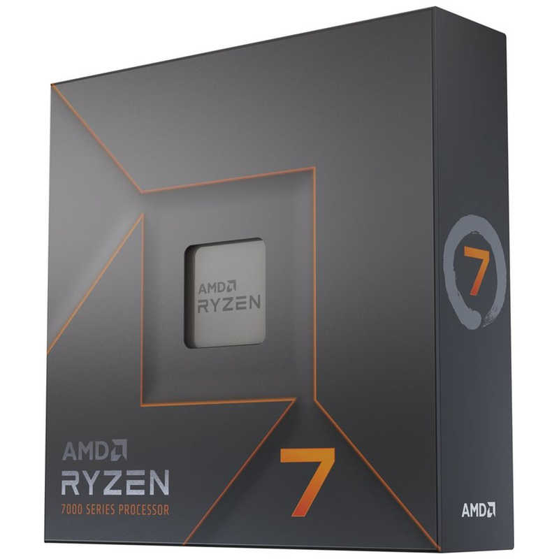 <br>AMD　AMD Ryzen7 7700X W O Cooler (8C 16T4.5GHz105W)　7700X　100100000591WOF