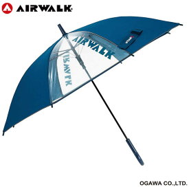 小川　キッズ長傘 AIRWALK ネイビー［雨傘 /子供用 /55cm］　AW10755ANV