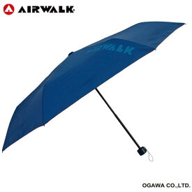 小川　キッズ折りたたみ傘 AIRWALK(エアウォーク) ネイビー［雨傘 /子供用 /55cm］　AW10955CNV