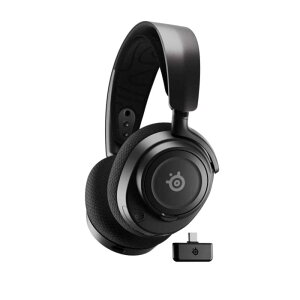 STEELSERIES�@�Q�[�~���O�w�b�h�Z�b�g Arctis Nova 7 �u���b�N [���C�����X(USB-C+USB-A)+�L�� /���� /�w�b�h�o���h�^�C�v]�@61553J