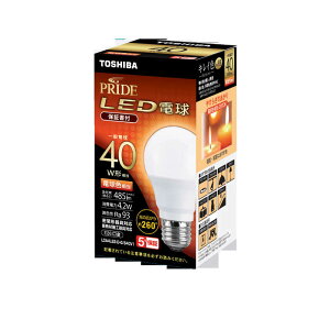 Ł@TOSHIBA@F^Cv LEDd E26 A` 40W dFm1 /S^Cvn@LDA4L22-D-G/S40V1