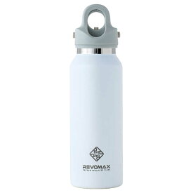 REVOMAX　炭酸対応真空断熱ボトル 12ozスリム ［355ml/ワンタッチ］ マットホワイト [炭酸対応]　DWF-12115S-JP-V3
