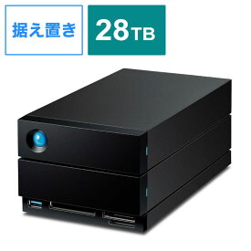 エレコム　ELECOM　外付けHDD Thunderbolt 3接続 (Thunderbolt 3 / USB-A / DisplayPort / CF・SD・CFexpressカードリーダー) [28TB /据え置き型]　STLG28000400