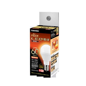 Ł@TOSHIBA@F^Cv LEDd E17 A` 60W dFm1/S^Cvn@LDA6L22-D-G-E17/S60V1