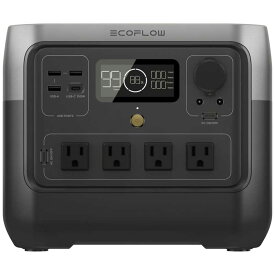 エコフロー　EcoFlow RIVER 2 Pro [768Wh /9出力 /ソーラーパネル(別売)] 　ZMR620-B-JP