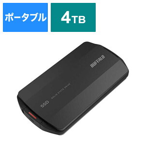 BUFFALO@SSDPHP4.0U3BA OtSSD USB-C{USB-Aڑ PS5/PS4Ή ubN [4TB /|[^u^] @SSD-PHP4.0U3-BA