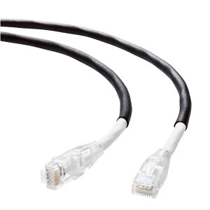 GR@ELECOM@LANP[u CAT6A 10m Op PoE{{ Ή  10Gbps Xg[g ό JEɋ C[TlbgP[u ubN@LD-GPAOS/BK10