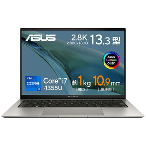 ASUS GCX[X@m[gp\R Zenbook S [ 13.3^ / Win11 Home / Core i7 / 16GB / SSD512GB / WPS Office ] oTgO[@UX5304VA-NQI7W