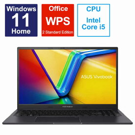 ASUS エイスース　ノートパソコン Vivobook 15X [15.6型 /Windows11 Home /intel Core i5 /メモリ：16GB /SSD：512GB /WPS Office /2023年4月モデル] インディーブラック 　K3504ZA-BQ064W