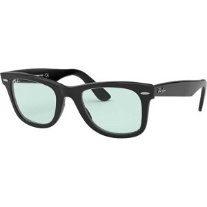 ���C�o���@Ray-Ban �T���O���X WAYFARER WASH LENS RB2140F 901/64 52mm �V���C�j�[�u���b�N/�N���X�^���u���[�O���[�@RB2140F_901/64(52)