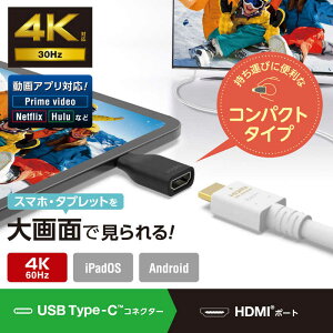 GR@ELECOM@USB Type C to HDMI ϊA_v^ ubN@MPACHDMIQDBK
