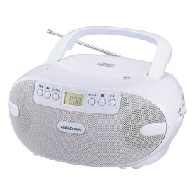オーム電機　ポータブルCDラジオ AudioComm ワイドFM対応　RCR-875Z