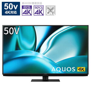 �V���[�v�@SHARP�@�t���e���r AQUOS �A�N�I�X [ 50V�^ / 4K�`���[�i�[���� / YouTube �Ή� ] �@4T-C50FN2