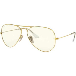 ���C�o���@Ray-Ban �T���O���X AVIATOR LARGE METAL RB3025 001/5F 58mm �V���C�j�[�S�[���h/�t�H�g�N���~�b�N�O���[�@RB3025_0015F58