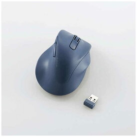 エレコム　ELECOM　無線 2.4GHz マウス 静音 ワイヤレスマウス 5ボタン 右手専用 究極の握り心地を実現 ( Windows 11 10 mac Chrome 対応 ) 抗菌 Sサイズ 小型 EX-G ブルー 　M-XGS30DBSKBU
