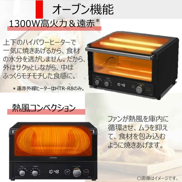 楽天市場】東芝 TOSHIBA コンベクションオーブントースター 1300W 