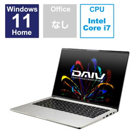 マウスコンピュータ　ノートパソコン DAIV　Z4I7U01BC65CNHSR3