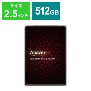 APACER@2.5C`SSD 512GB SATAڑ AS350X 7mm uoNiv@AP512GAS350XR-1