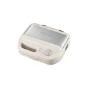 ビタントニオ　ワッフル＆ホットサンドベーカー アイボリー アイボリー　VWH-600-I