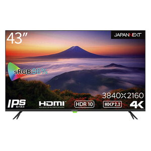 JAPANNEXT@JAPANNEXT 43C` ^4K(3840x2160)tfBXvC HDRΉ HDMI USBĐΉ TCl[W@JN-IPS4302TUHDR