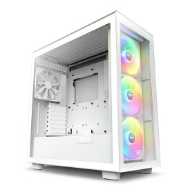 NZXT　H7 ELITE ver2 ホワイト ATX microATX miniITX EATX対応 ミドルタワーケース　CMH71EW02