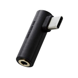 GR@ELECOM@^CvC Cz ϊ USB Type C to CzWbN DAC  CzϊA_v^ 3.5mm 4 3 RoHSwߏ ubN@MPA-C35DDBK