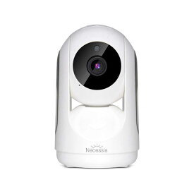 NECESSIA　ネットワークカメラ Watch＆Talk 1080p フルHD WiFi 赤外線ナイトビュー 動作検知アラート機能 防犯カメラ 見守りカメラ ベビーモニター スマホ連動　NIPC-001