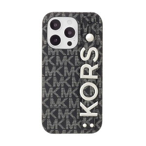 �}�C�P���R�[�X�@MICHAEL KORS - Slim Wrap Case Stand �� Ring for iPhone 14 Pro �m Black �n�@MKBLKWPIP2261P