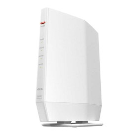 BUFFALO　Wi-Fiルーター 4803+573Mbps AirStation(ネット脅威ブロッカー2対応・プレミアムモデル) [Wi-Fi 6(ax) /IPv6対応] ホワイト　WSR-5400AX6P-WH