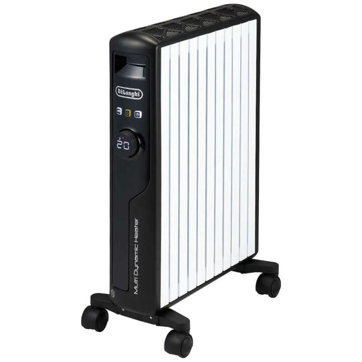 デロンギ マルチダイナミックヒーター ピュアホワイト マットブラック  