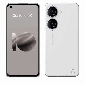 ASUS エイスース　SIMフリースマートフォン Zenfone 10 Qualcomm Snapdragon 8 Gen 2 5.9インチ コメットホワイト　ZF10-WH8S256
