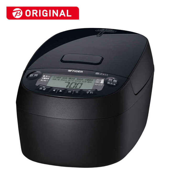 楽天市場】タイガー TIGER 炊飯器 5.5合 圧力IH ブラック JPV-10BKK 