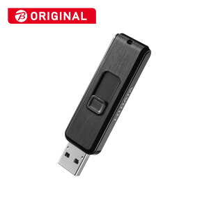 IO�f�[�^�@USB������ �R��(Chrome/Mac/Windows11�Ή�) �m128GB /USB TypeA /USB3.0 /�X���C�h���n �u���b�N�@BCUM-128G/K