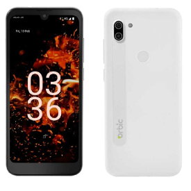 ORBIC　SIMフリースマートフォン Orbic FUN＋ Qualcomm Snapdragon 680 4G 6.1インチ メモリ/ストレージ：4GB/64GB nanoSIM×2 ホワイト　ORB609LPW-RW/JP