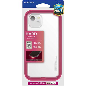�G���R���@ELECOM�@iPhone 15 Plus(6.7�C���`) �n�[�h�P�[�X/�Ƀ~/�N���A�@PM-A23BPVKCR