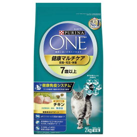 ネスレ日本　ピュリナワンキャット健康マルチケア7歳以上チキン2Kg