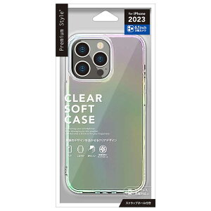PGA�@iPhone 15 Pro(6.1�C���`) �\�t�g�P�[�X Premium Style �I�[�����@PG-23BTP02AR