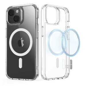 ESR�@iPhone 15 Plus(6.7�C���`)MagSafe�Ή��n�C�u���b�h�P�[�X Clear�@ClassicHybridCase