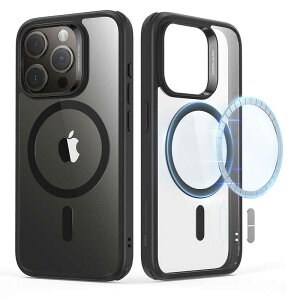 ESR�@iPhone 15 Pro(6.1�C���`)�n�C�u���b�h�P�[�X Clear Black�@ClassicHybridCase