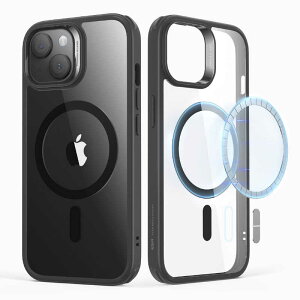 ESR�@iPhone 15(6.1�C���`)�n�C�u���b�h�P�[�X Clear Black�@ClassicHybridCase