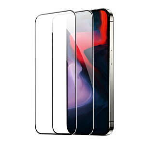 ESR�@iPhone 15 Pro Max(6.7�C���`)�����K���X�t�B����(2����) Clear-2 Pack�@TemperedGlassScreen