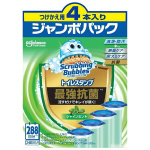 �W�����\���@ScrubbingBubbles(�X�N���r���O�o�u��)�g�C���X�^���v �ŋ��R�� �������p 38g×4�{�p�b�N �V���C���~���g