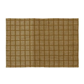 ソダール　プレイスマット 33x48 Squares Golden 12個セットl ゴールド　727726CN