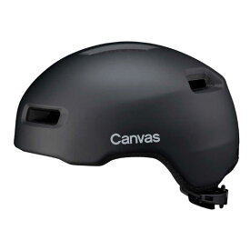 オージーケーカブト　自転車用 ヘルメット CANVAS-CORSS キャンバス・クロス(M/Lサイズ：57〜59cm/) マットブラック　CANVAS_CROSS