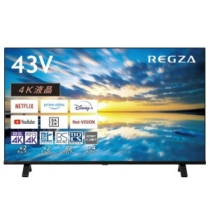 TVS REGZA@ter REGZA OU E350MV[Y [ 43V^ / Apple AirPlayΉ / 4K`[i[ / YouTube Ή ] @43E350MiWݒuj